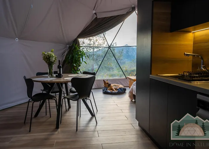 Luxury tent Dome In Nature